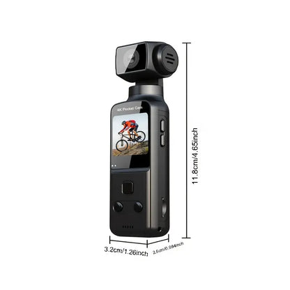 4K Pro Action Camera with Microphone & 128GB SD Card